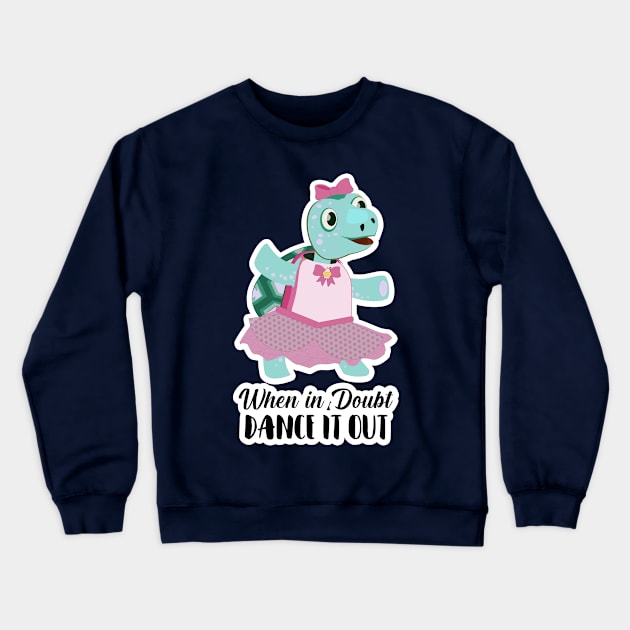 Dancing Turtle Dance it out Crewneck Sweatshirt by FamilyCurios